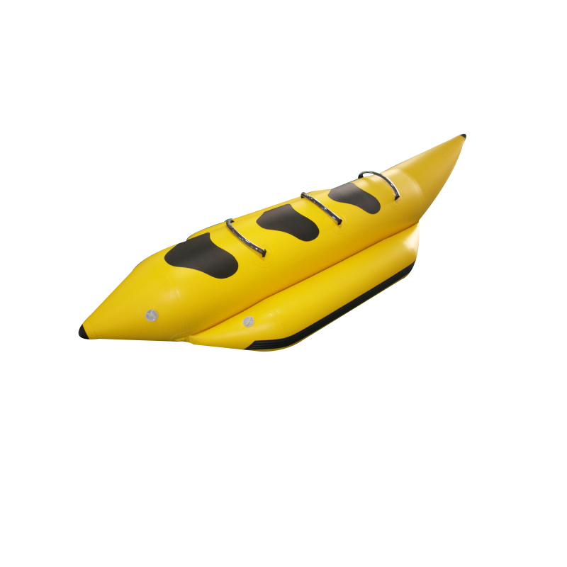 Équipement de jeu d'eau de bateau de banane de poisson de mouche gonflable de qualité supérieure