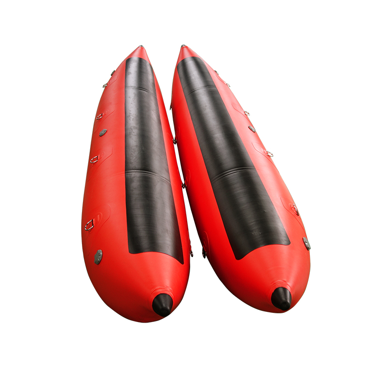 Tubes gonflables de pontons de banane de PVC pour le vélo flottant de l'eau