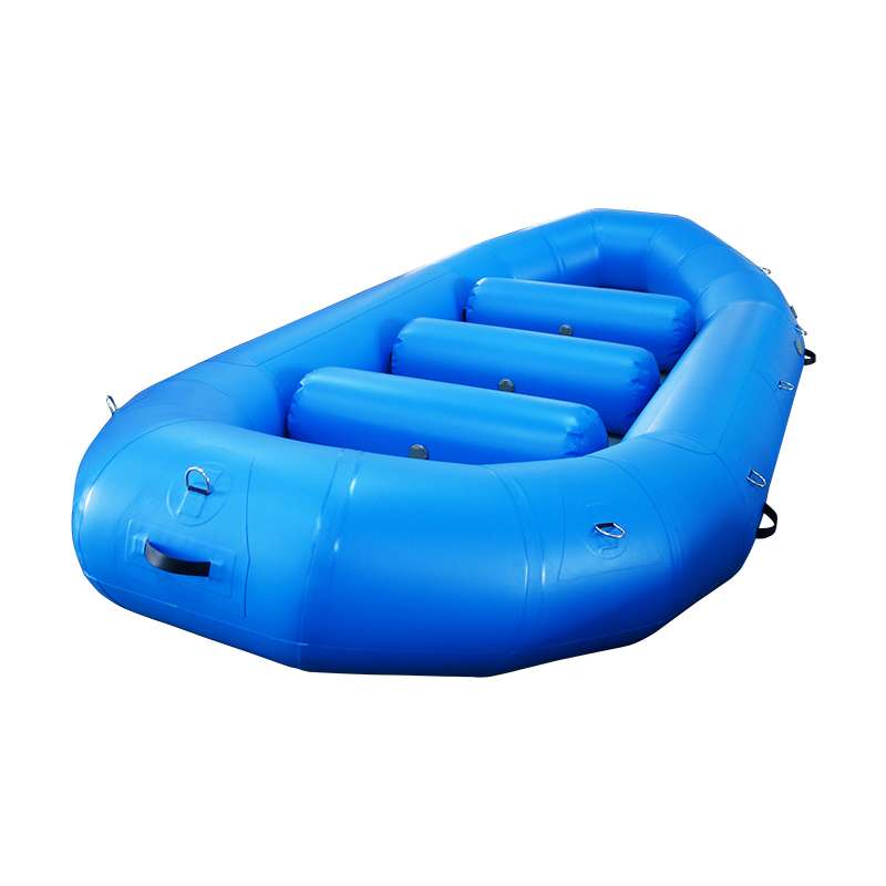 Radeau de bateau de rivière d'aventure de pêche de tissu de double mur