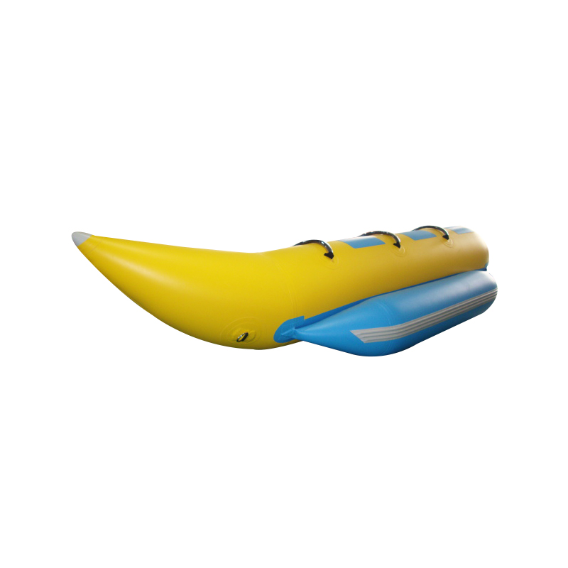 Bateau gonflable de banane en PVC personnalisé portable bon marché 