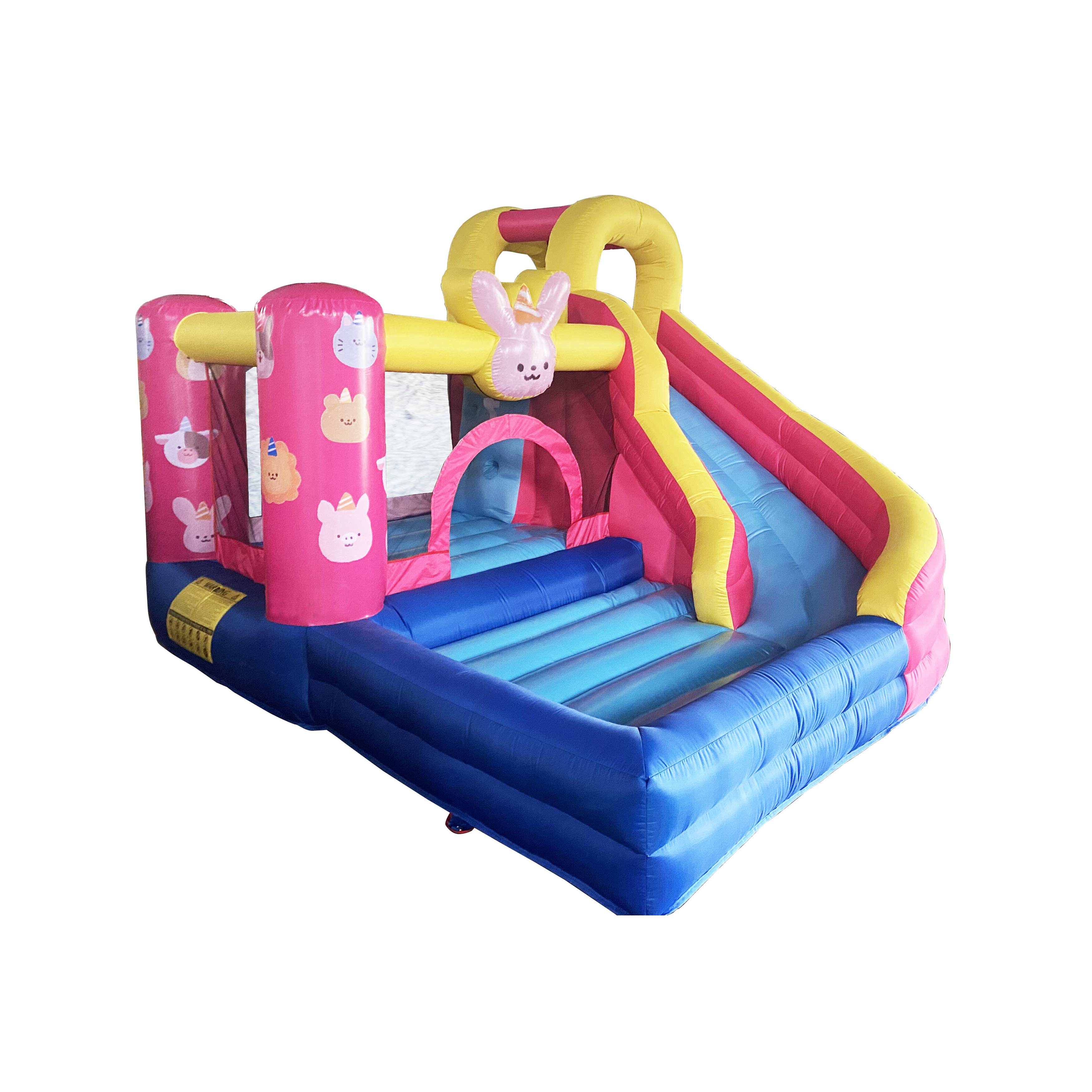 Château plein d'entrain gonflable de glissière combinée de conception animale enfants jouets gonflables extérieurs