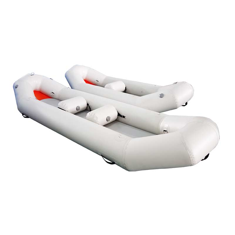 Kayak gonflable bon marché pour 2 personnes à plancher amovible pour la pêche