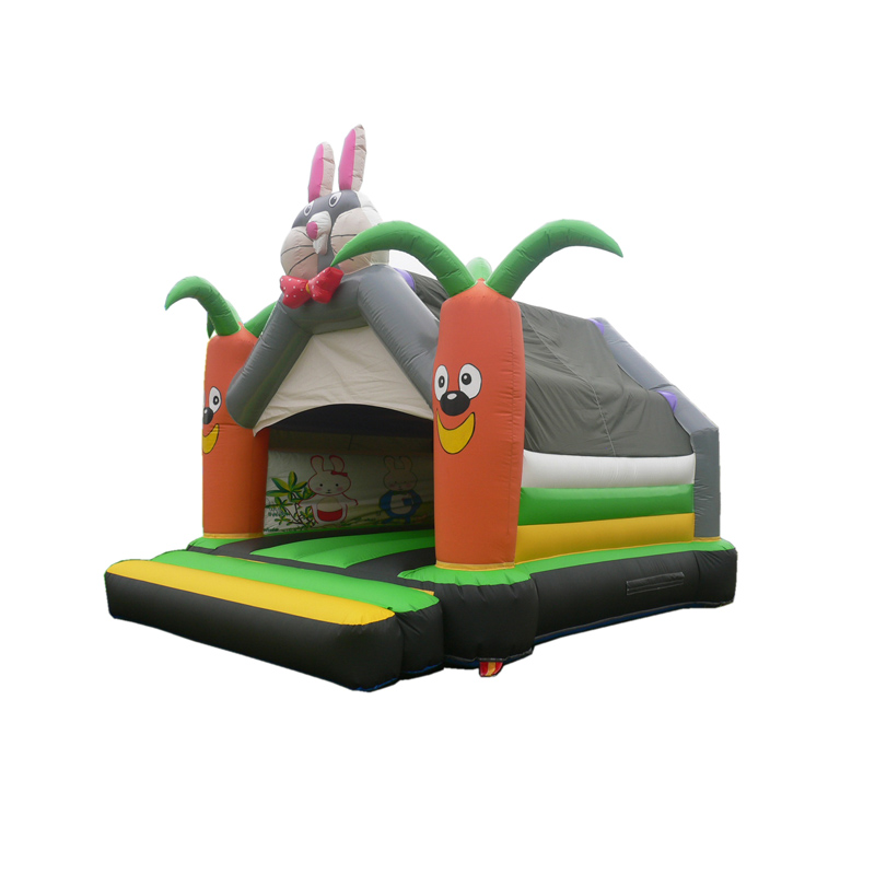 Maison de saut gonflable lapin château rebondissant enfants en plein air